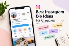 Best Instagram Bio Ideas for Creators: Professional, Aesthetic and Short Bios
