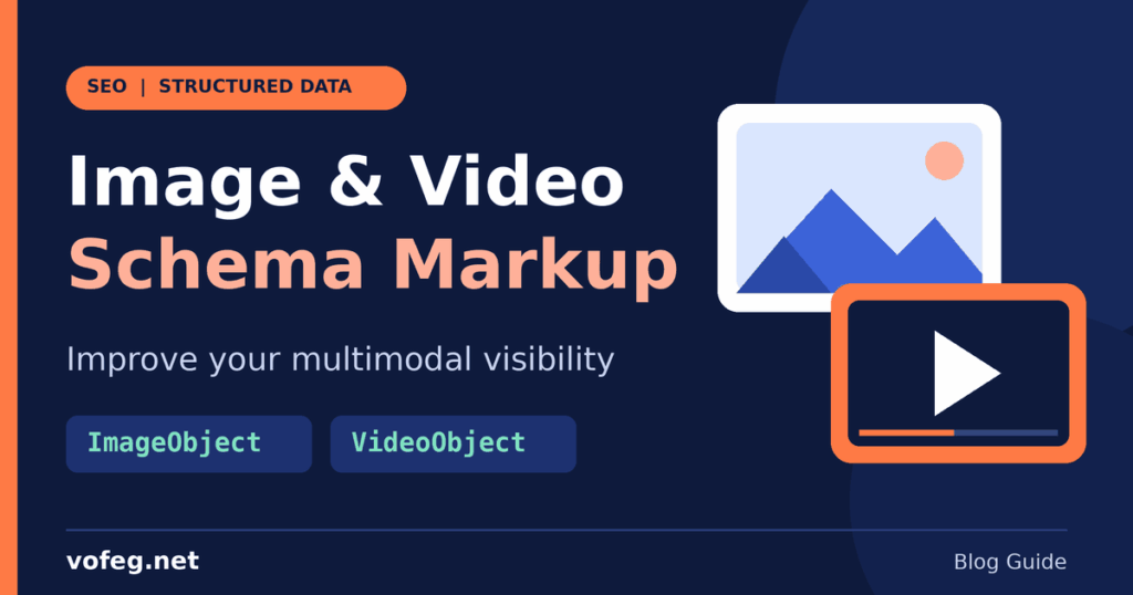 Image video schema markup