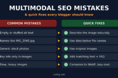 Common Multimodal SEO Mistakes Bloggers Make (and Quick Fixes)