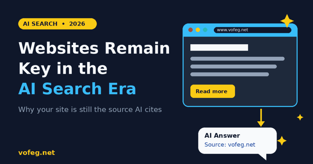 Websites key ai search era