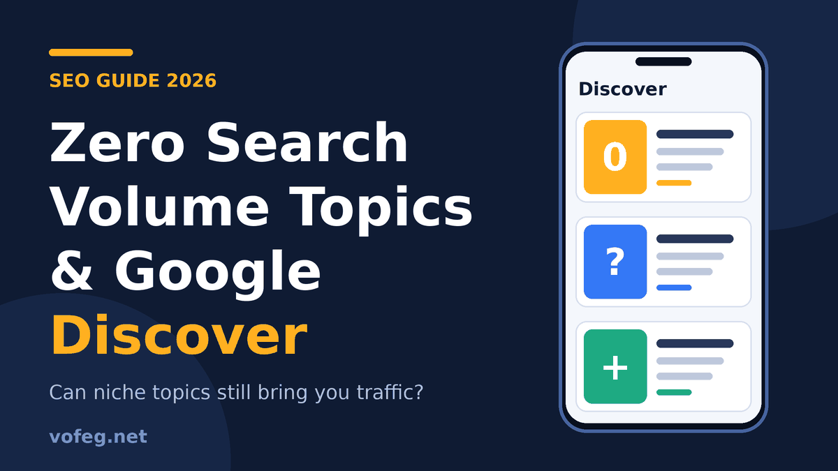 Can Zero Search Volume Topics Get You Traffic From Google Discover?